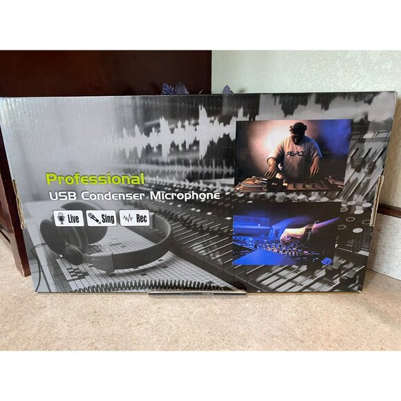 Professional USB Condenser Microphone Kit With Adjustable Arm Pop Filter & Acces - Picture 8 of 8